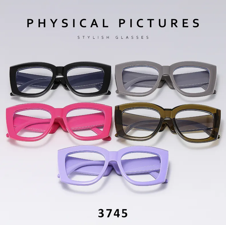 Simple Style Solid Color Ac Square Full Frame Women's Sunglasses display picture 1