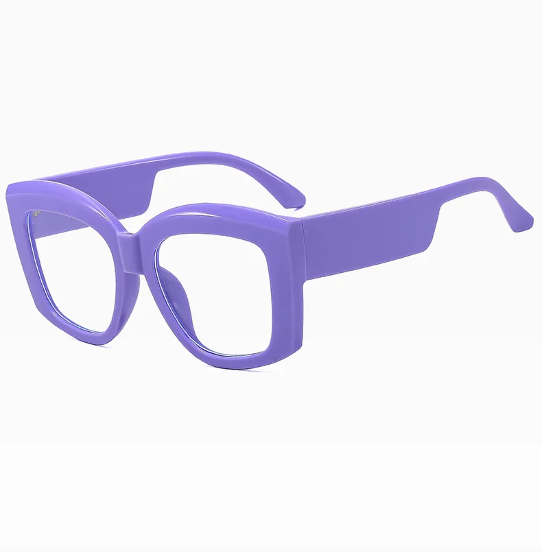 Simple Style Solid Color Ac Square Full Frame Women's Sunglasses display picture 15