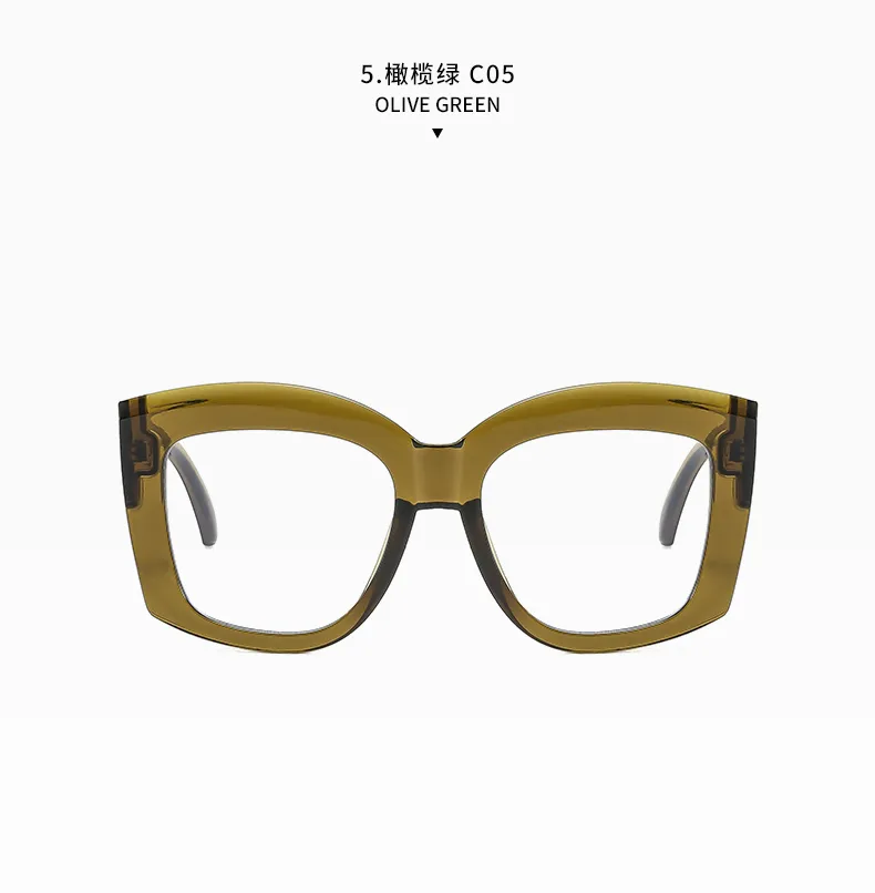 Simple Style Solid Color Ac Square Full Frame Women's Sunglasses display picture 8