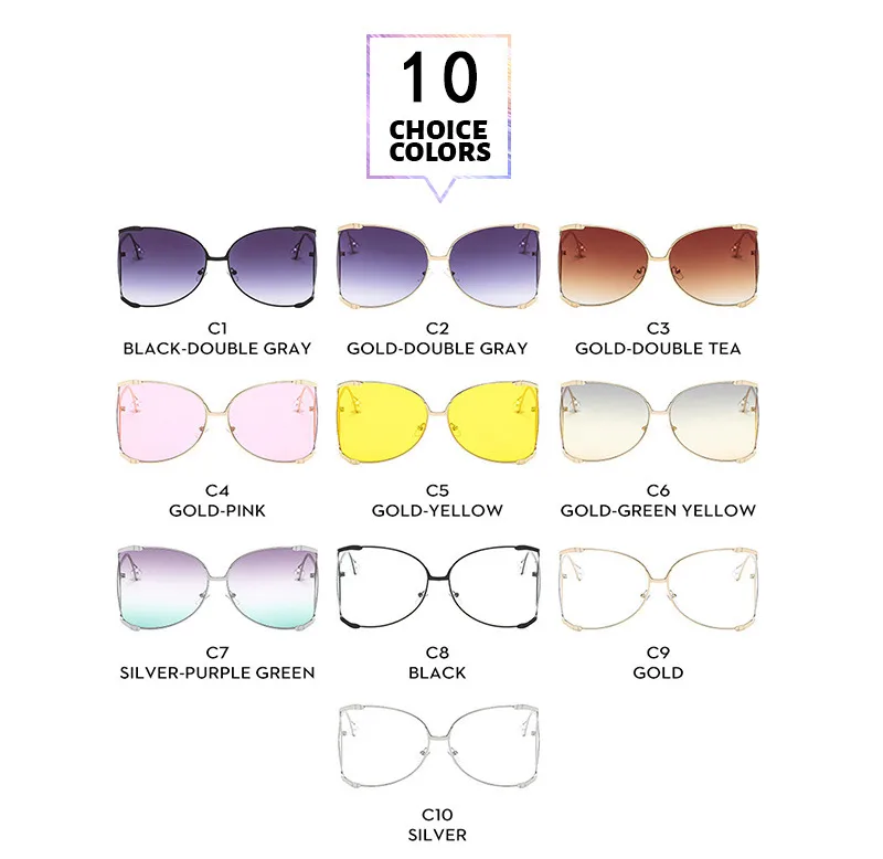 Elegant Gradient Color Pc Square Pearl Full Frame Women's Sunglasses display picture 6