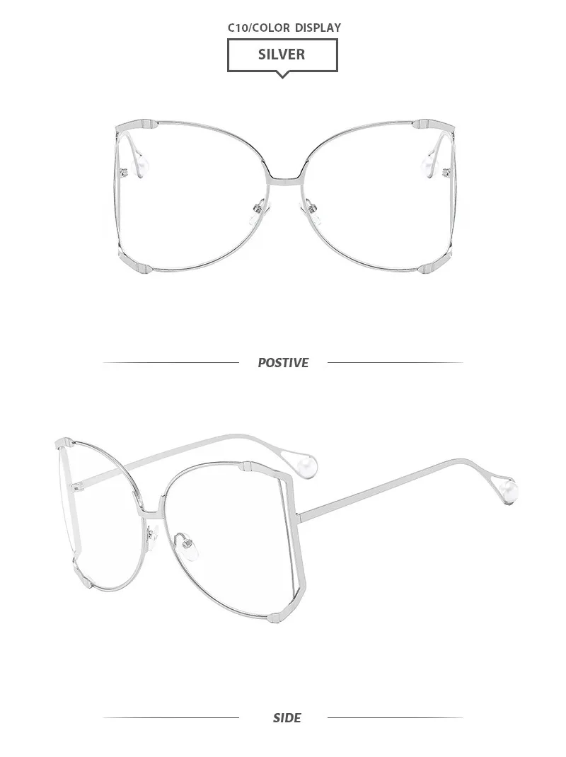 Elegant Gradient Color Pc Square Pearl Full Frame Women's Sunglasses display picture 18