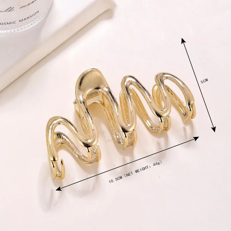 Women's Vintage Style Snake Metal Plating Hair Claws display picture 2