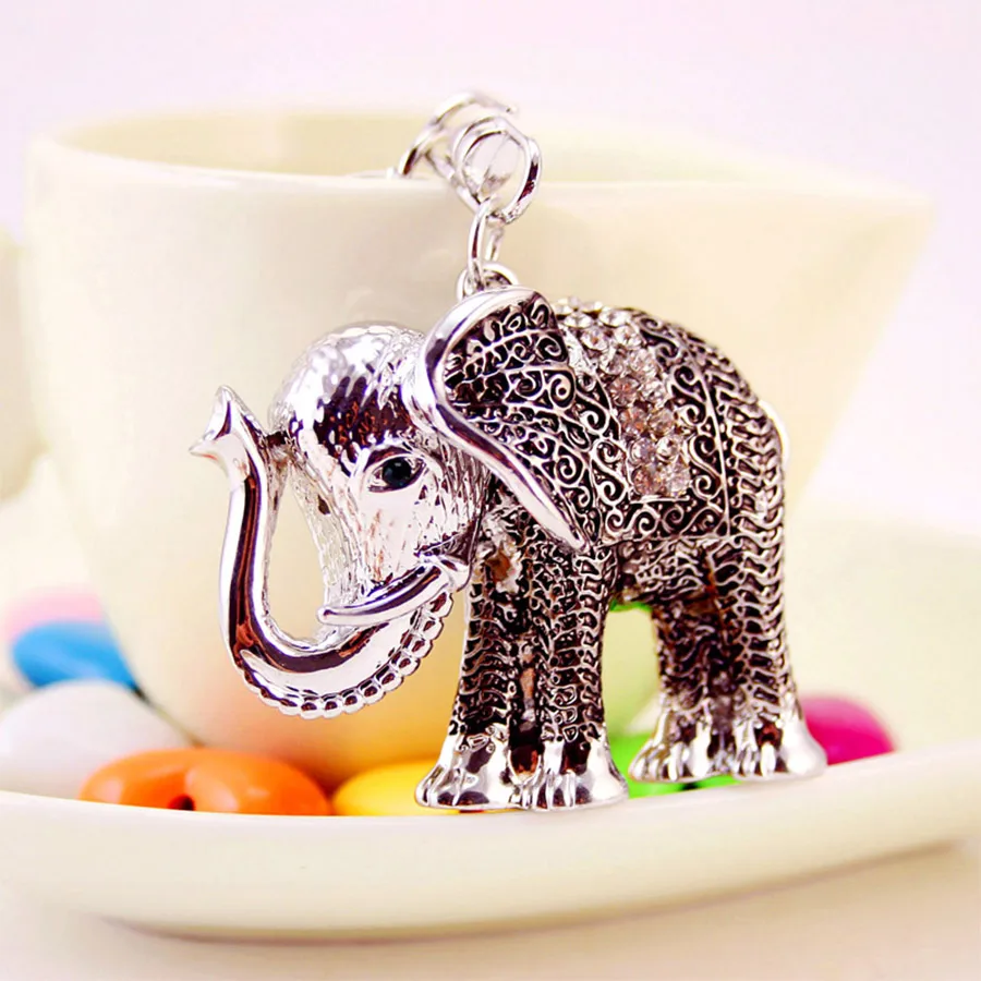Simple Style Color Block Alloy Inlay Rhinestones Women's Keychain display picture 4