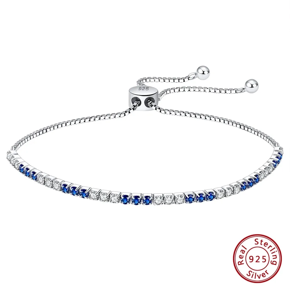 925 Sterling Silver Bracelets Simple Style Classic Style Shiny display picture 1