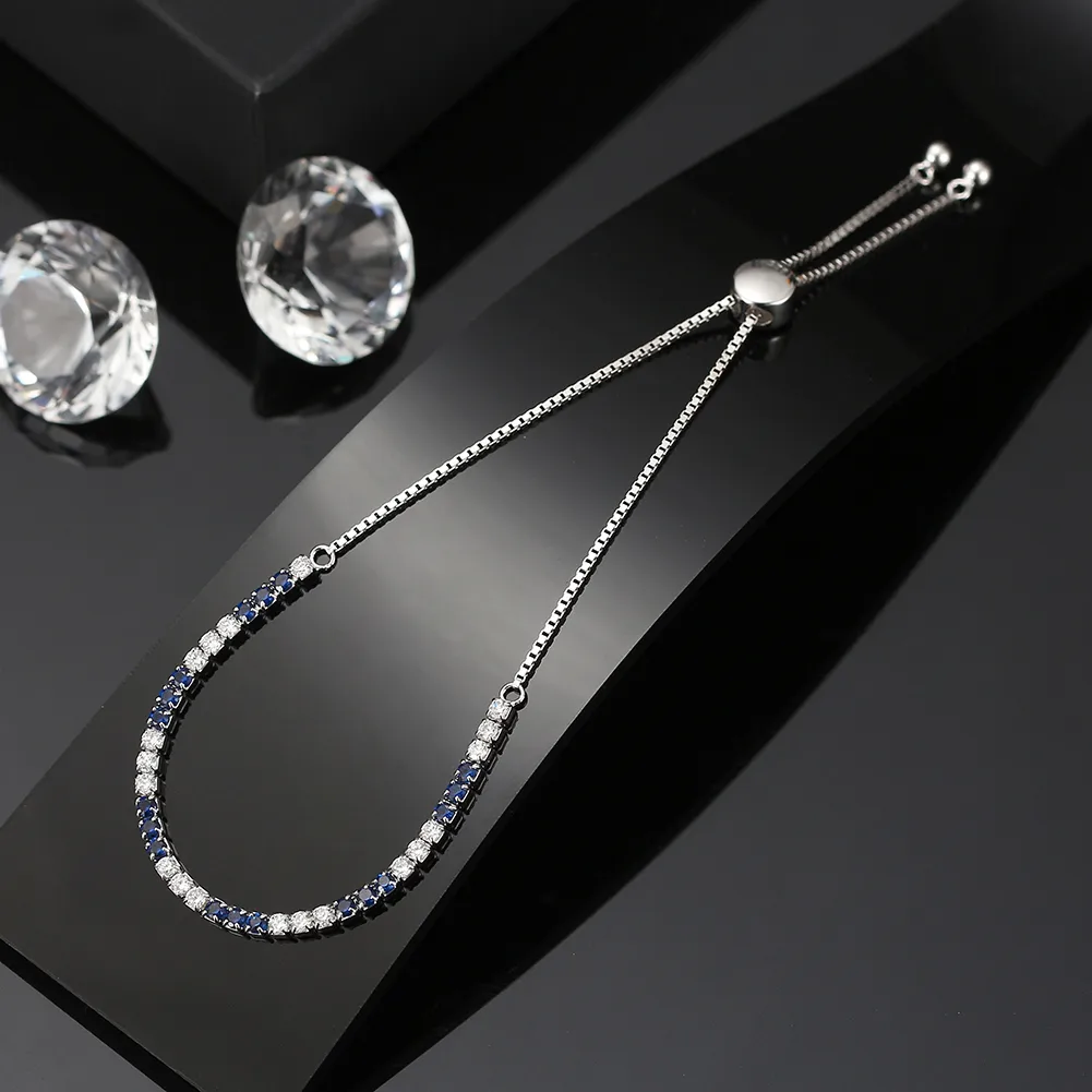 925 Sterling Silver Bracelets Simple Style Classic Style Shiny display picture 2