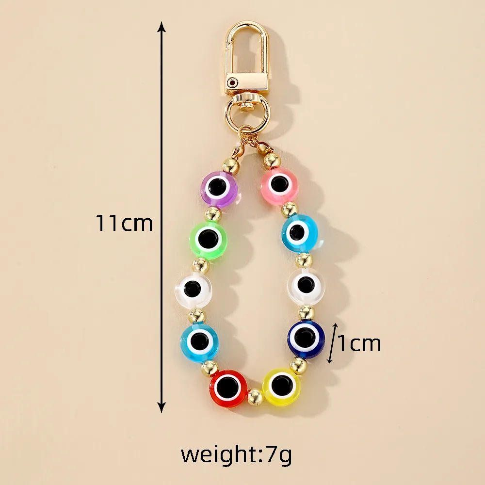 Simple Style Color Block Resin Bag Pendant Keychain display picture 1