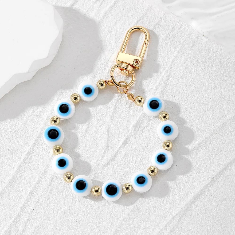 Simple Style Color Block Resin Bag Pendant Keychain display picture 3