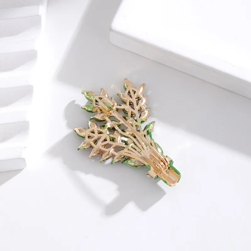 Lady Tree Fruit Heart Shape Alloy Inlay Rhinestones Women's Brooches display picture 3