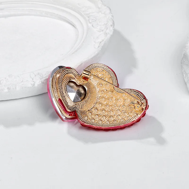 Lady Tree Fruit Heart Shape Alloy Inlay Rhinestones Women's Brooches display picture 16