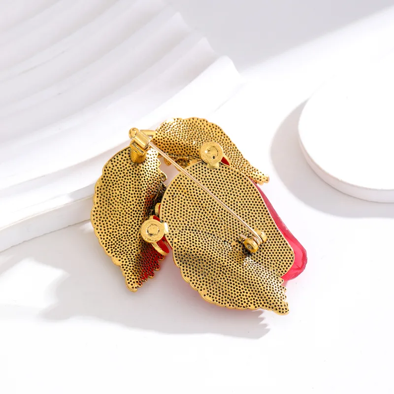 Lady Tree Fruit Heart Shape Alloy Inlay Rhinestones Women's Brooches display picture 24