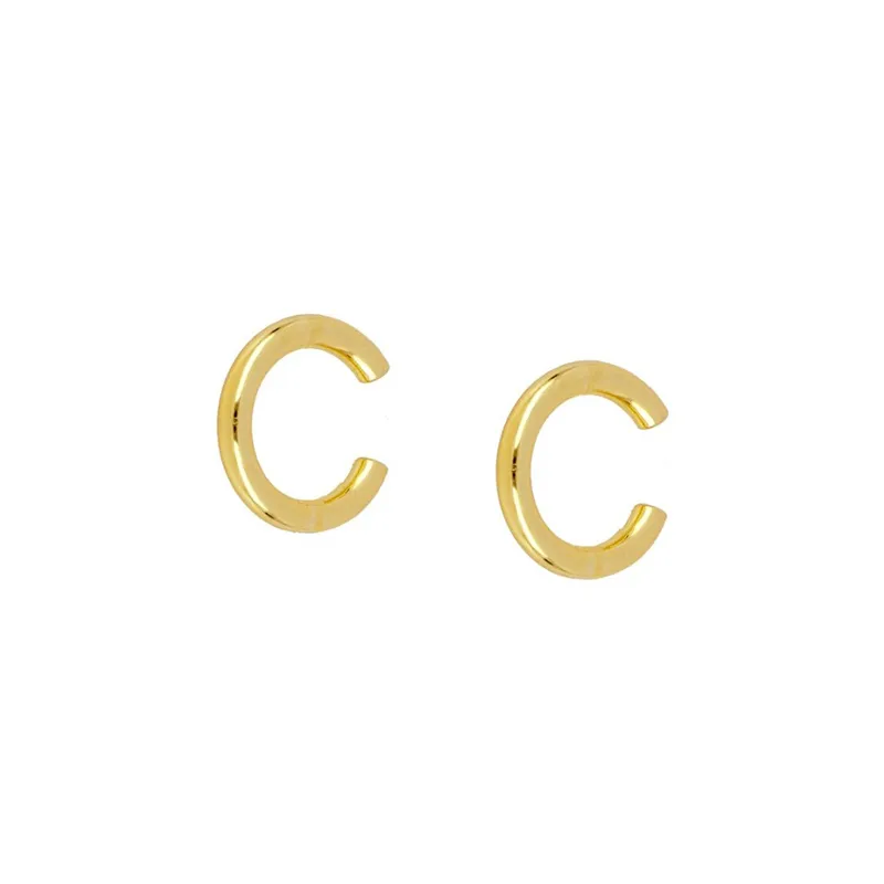 1 Pair Ig Style French Style Modern Style Round Plating Inlay Copper Pearl Zircon 18k Gold Plated Ear Cuffs Earrings Ear Studs display picture 14