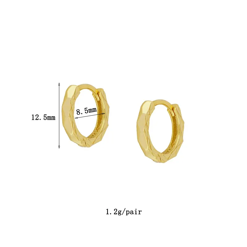 1 Pair Ig Style French Style Modern Style Round Plating Inlay Copper Pearl Zircon 18k Gold Plated Ear Cuffs Earrings Ear Studs display picture 5
