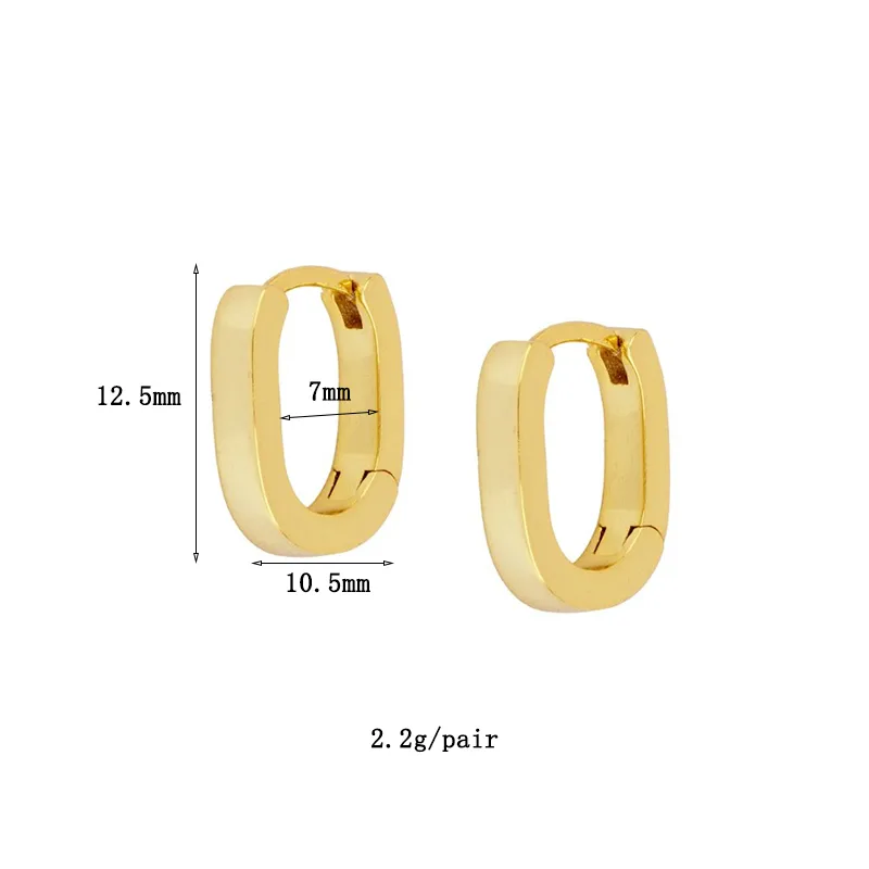 1 Pair Ig Style French Style Modern Style Round Plating Inlay Copper Pearl Zircon 18k Gold Plated Ear Cuffs Earrings Ear Studs display picture 6