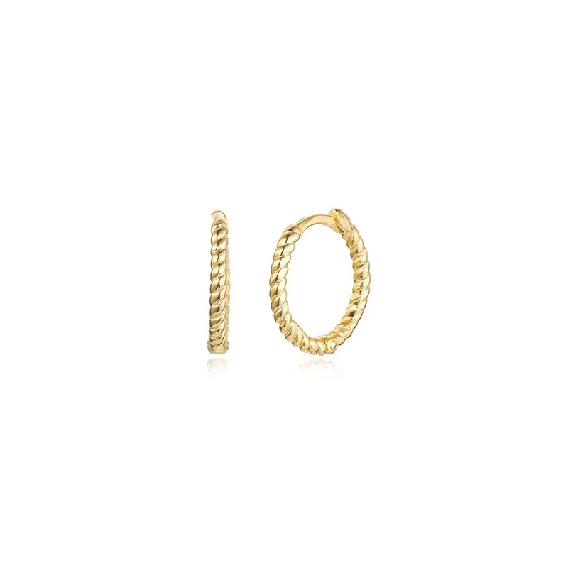 1 Pair Ig Style French Style Modern Style Round Plating Inlay Copper Pearl Zircon 18k Gold Plated Ear Cuffs Earrings Ear Studs display picture 16