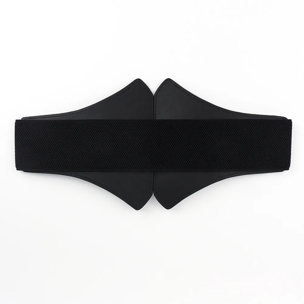 Business Modern Style Oversized Solid Color Pu Leather Buckle Women's Leather Belts display picture 6