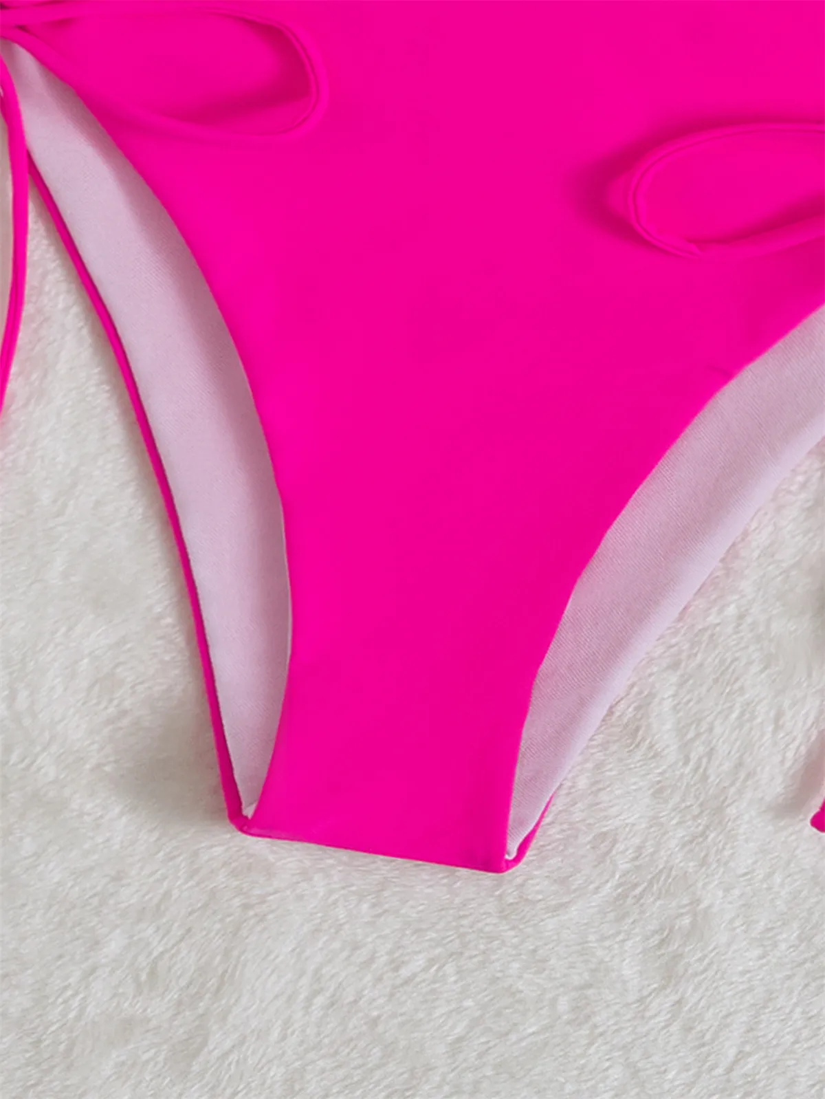 Women's Sexy Beach Solid Color One Piece Swimwear display picture 10