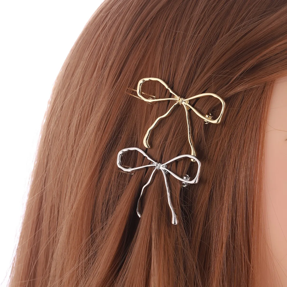 Women's Sweet Bow Knot Copper Handmade Hair Clip display picture 1