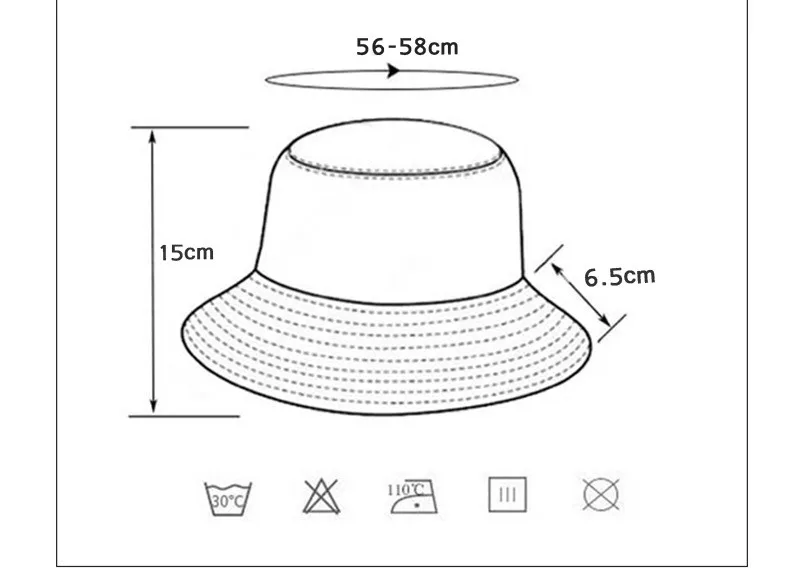Unisex Casual Hip-hop Letter Wide Eaves Bucket Hat display picture 5