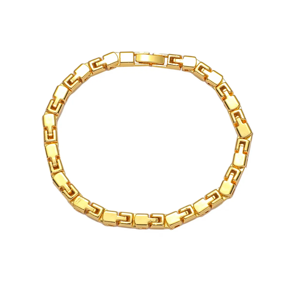 Ig Style Solid Color Alloy Men's Bracelets display picture 1