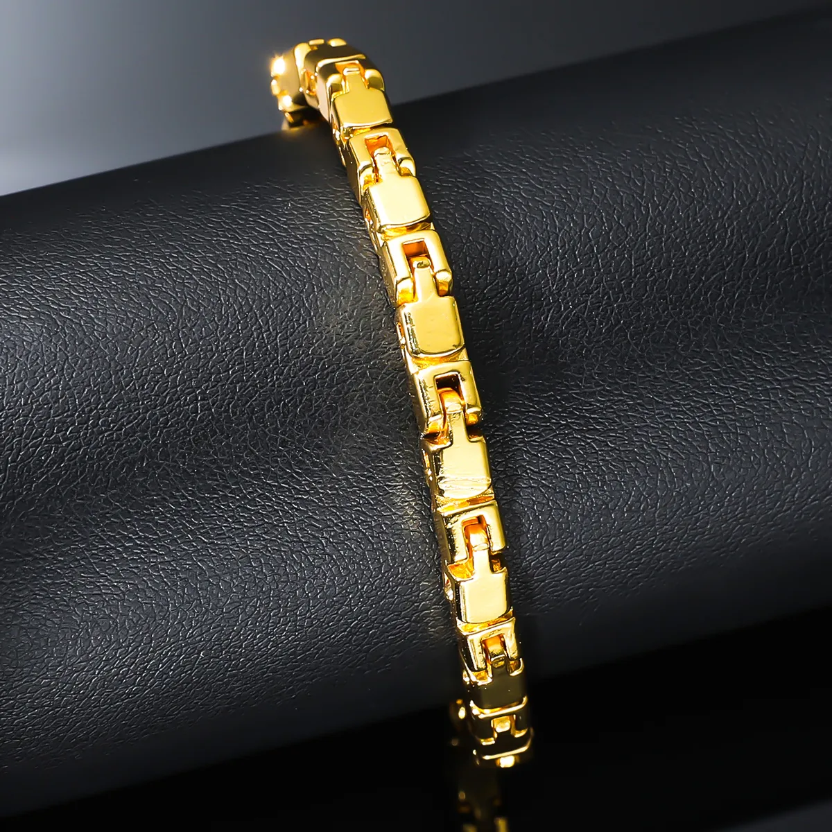 Ig Style Solid Color Alloy Men's Bracelets display picture 5
