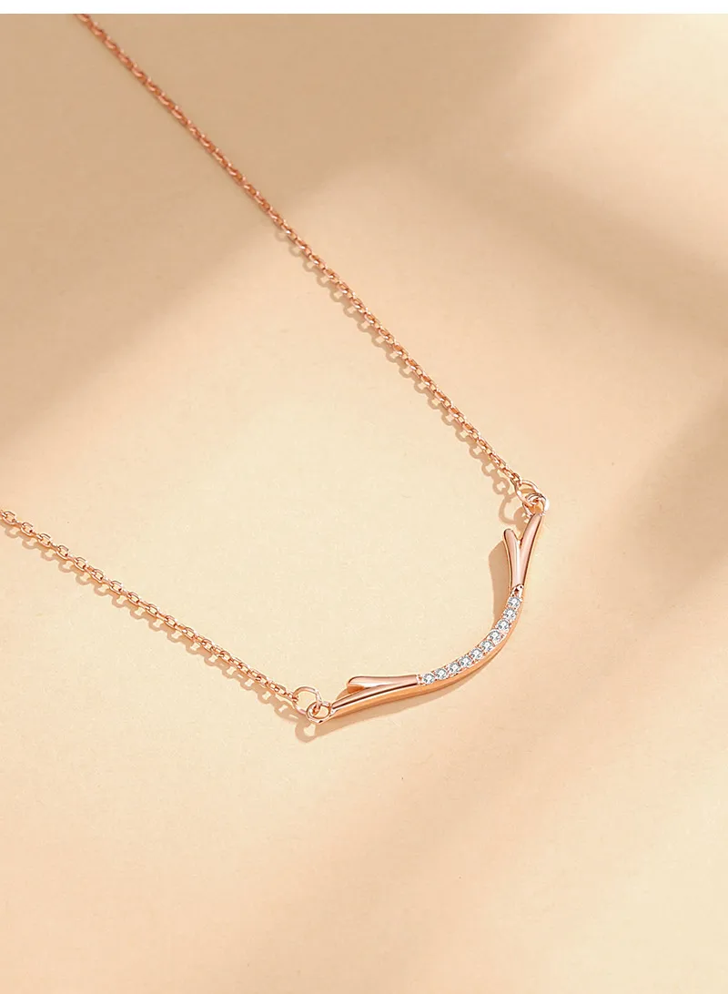 925 Sterling Silver Zircon Cable Chain Plating Inlay Geometric Necklace display picture 3