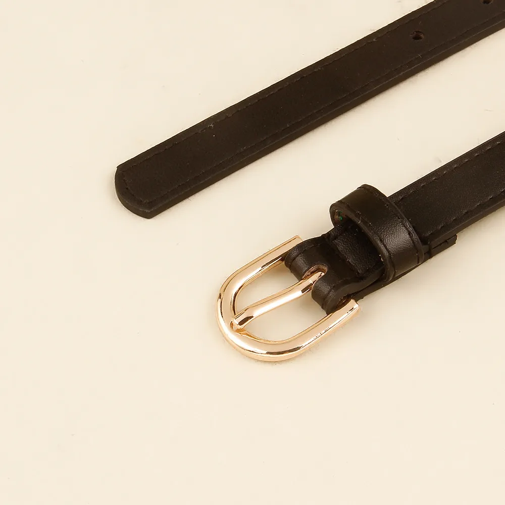 Fashion Geometric Pu Leather Alloy Plating Women's Leather Belts display picture 8