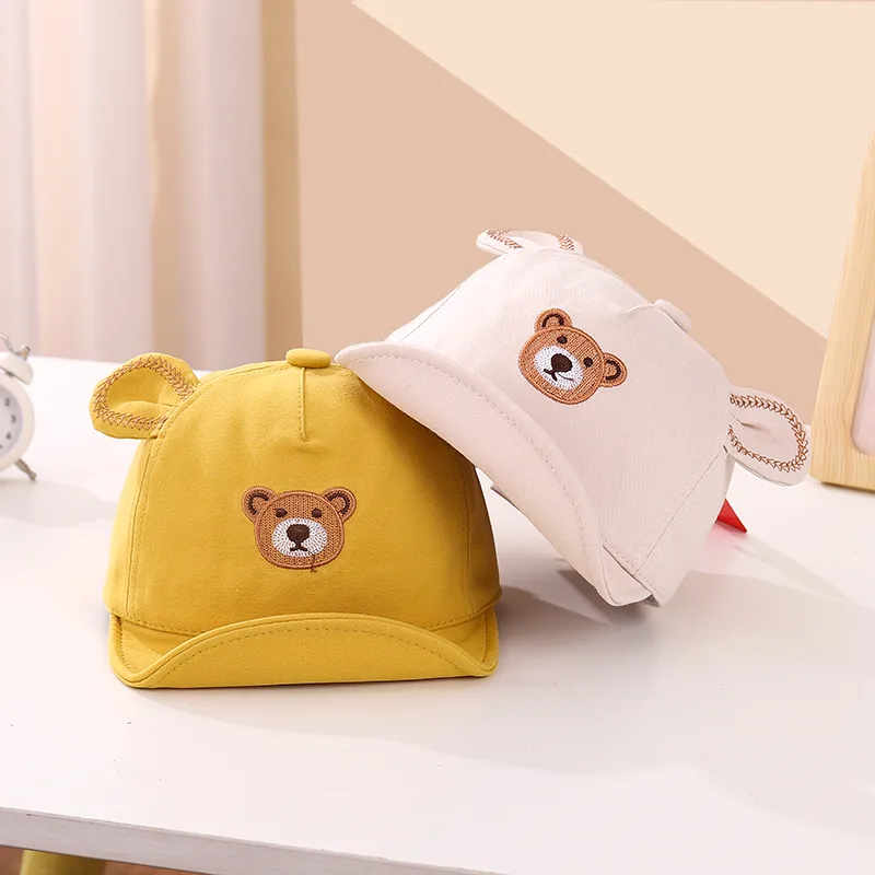 Children Unisex Cute Animal Bear Baseball Cap display picture 16