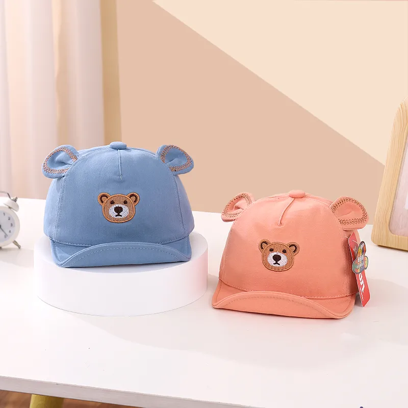 Children Unisex Cute Animal Bear Baseball Cap display picture 3