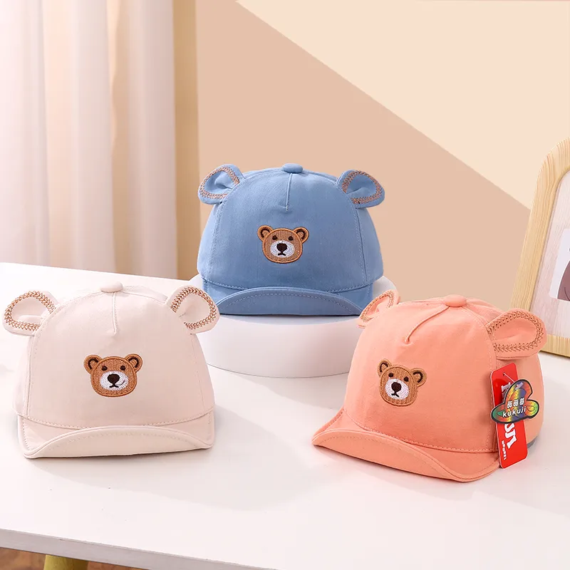 Children Unisex Cute Animal Bear Baseball Cap display picture 8