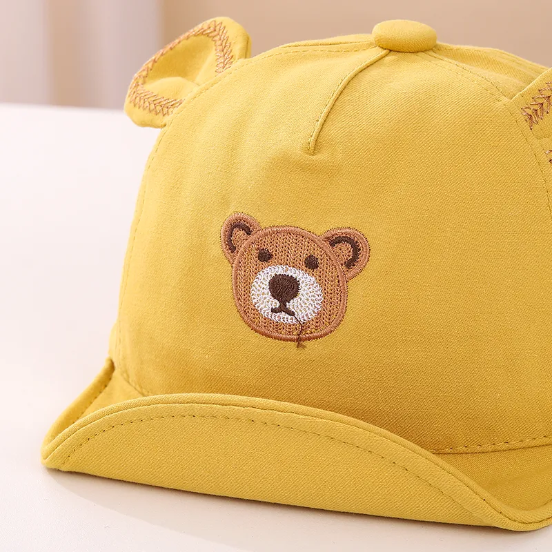 Children Unisex Cute Animal Bear Baseball Cap display picture 5