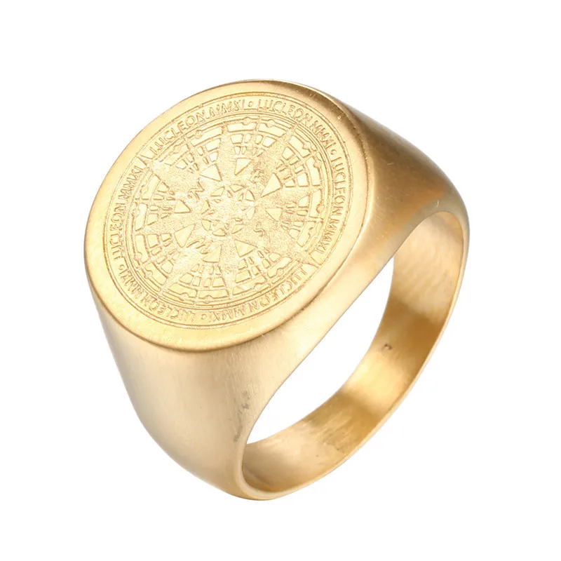 Simple Style Solid Color 304 Stainless Steel None 18K Gold Plated Unisex Rings display picture 6