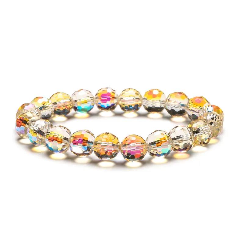 Ethnic Style Geometric Artificial Crystal Beaded Unisex Bracelets display picture 12