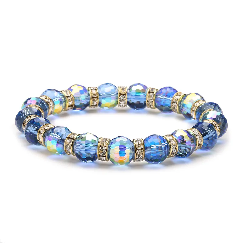 Ethnic Style Geometric Artificial Crystal Beaded Unisex Bracelets display picture 7