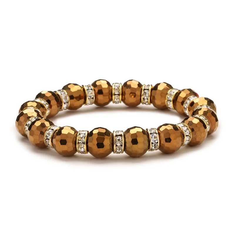 Ethnic Style Geometric Artificial Crystal Beaded Unisex Bracelets display picture 10