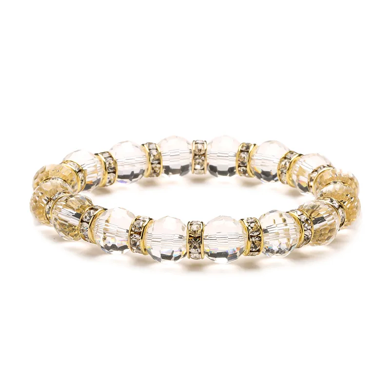Ethnic Style Geometric Artificial Crystal Beaded Unisex Bracelets display picture 3