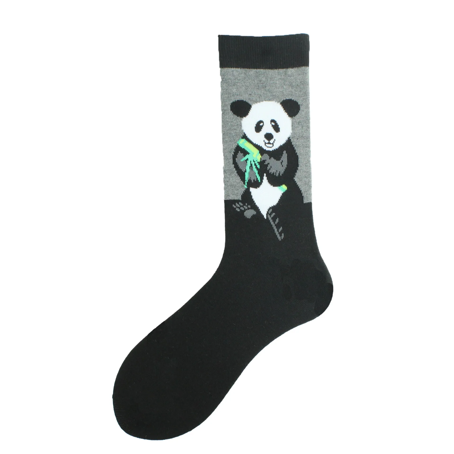 All Polyester Socks   Fashion Brand Animal Music Pepper Pattern Fashionable Polyester Socks Men's Medium Polyester Socks display picture 24