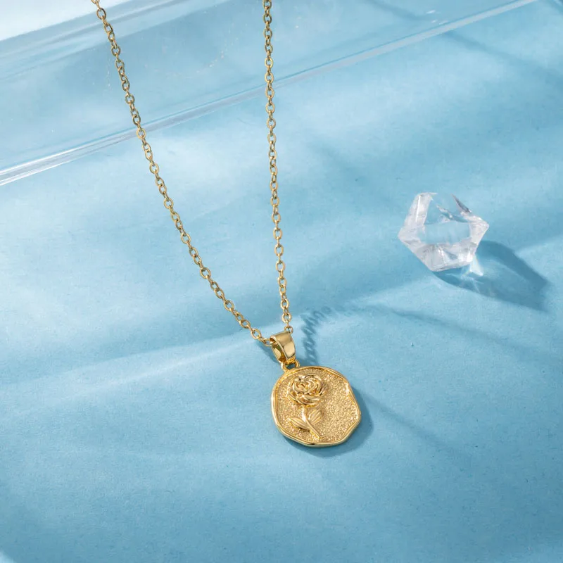 Stainless Steel Titanium Steel 18K Gold Plated Elegant Plating Inlay Sun Heart Shape Eye Zircon Pendant Necklace display picture 3