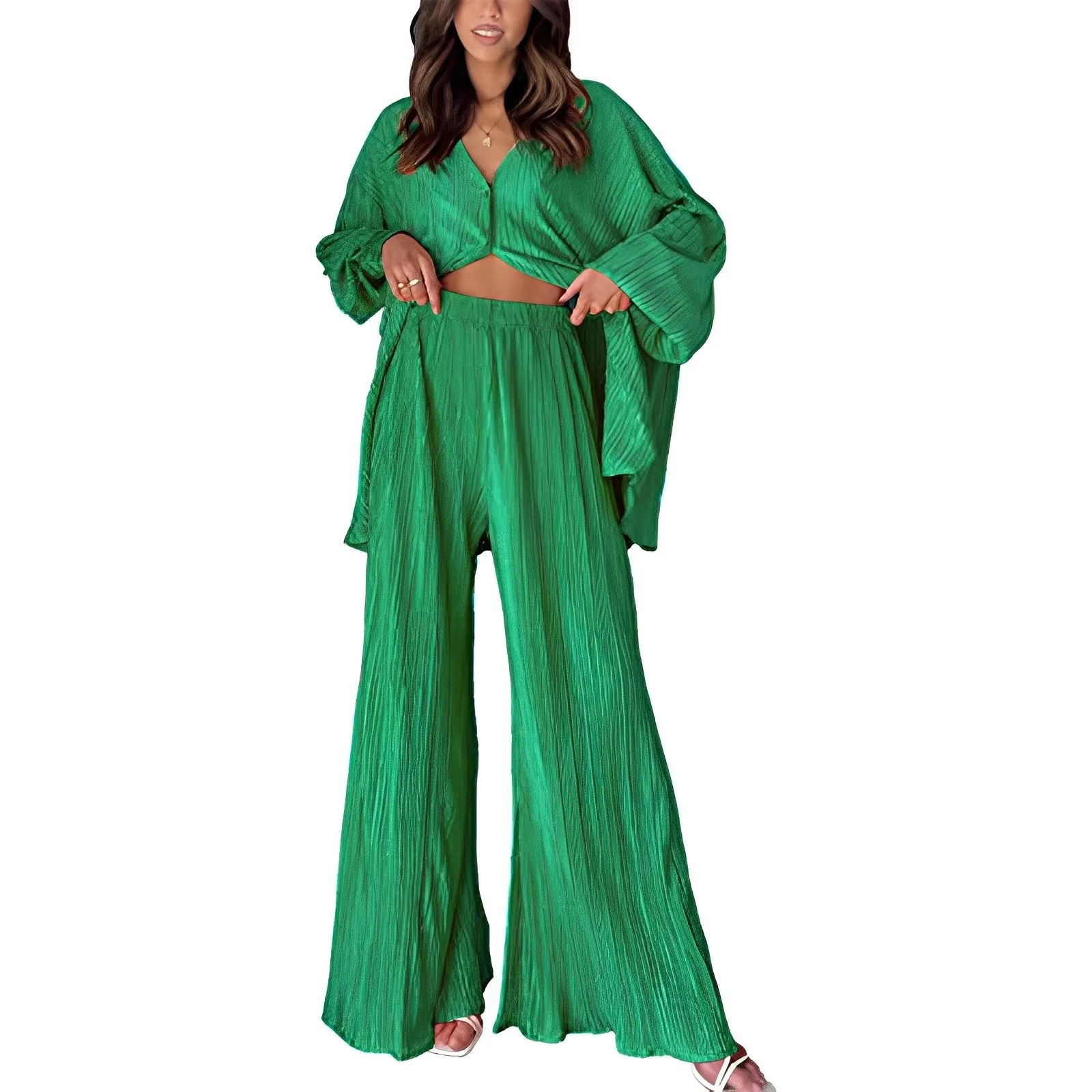 Casual Printing Spandex Polyester Printing Pants Sets display picture 6