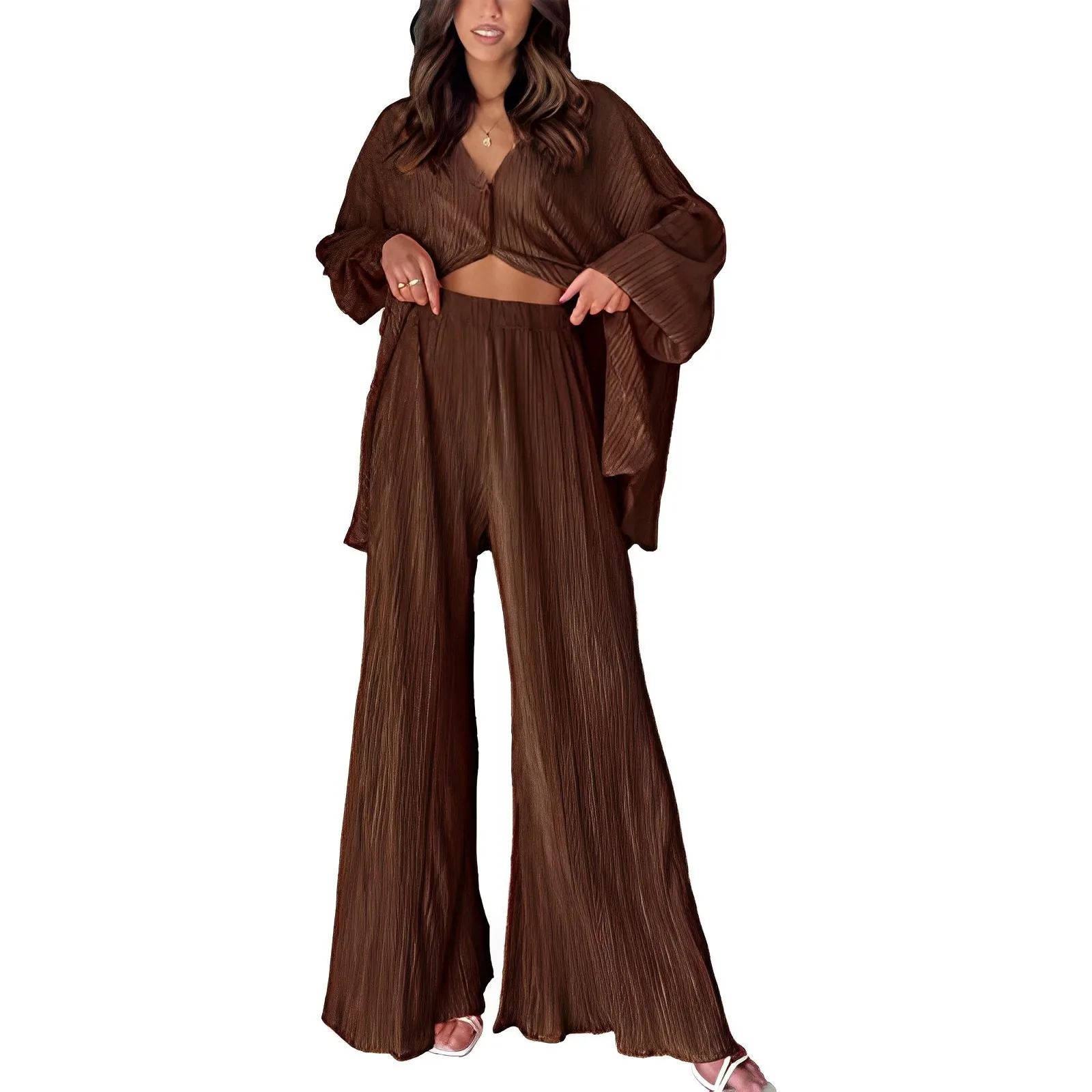 Casual Printing Spandex Polyester Printing Pants Sets display picture 5