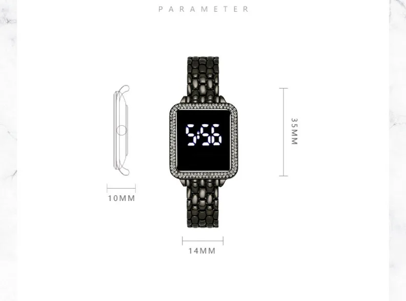 Simple Style Commute Solid Color Jewelry Buckle Quartz Women's Watches display picture 5