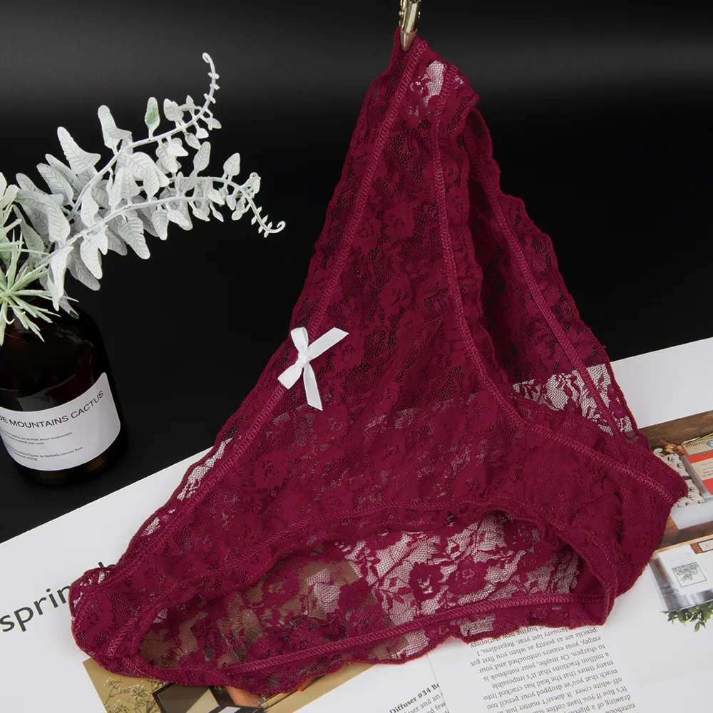 Lace Low Waist Briefs Panties display picture 10