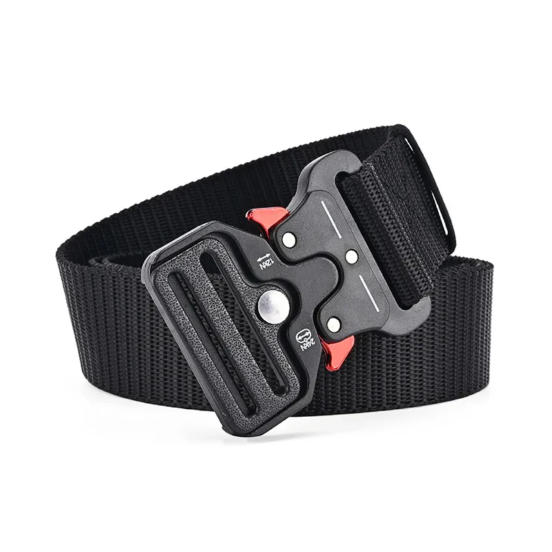 Basic Classic Style Solid Color Alloy Plastic Canvas Unisex Woven Belts display picture 4