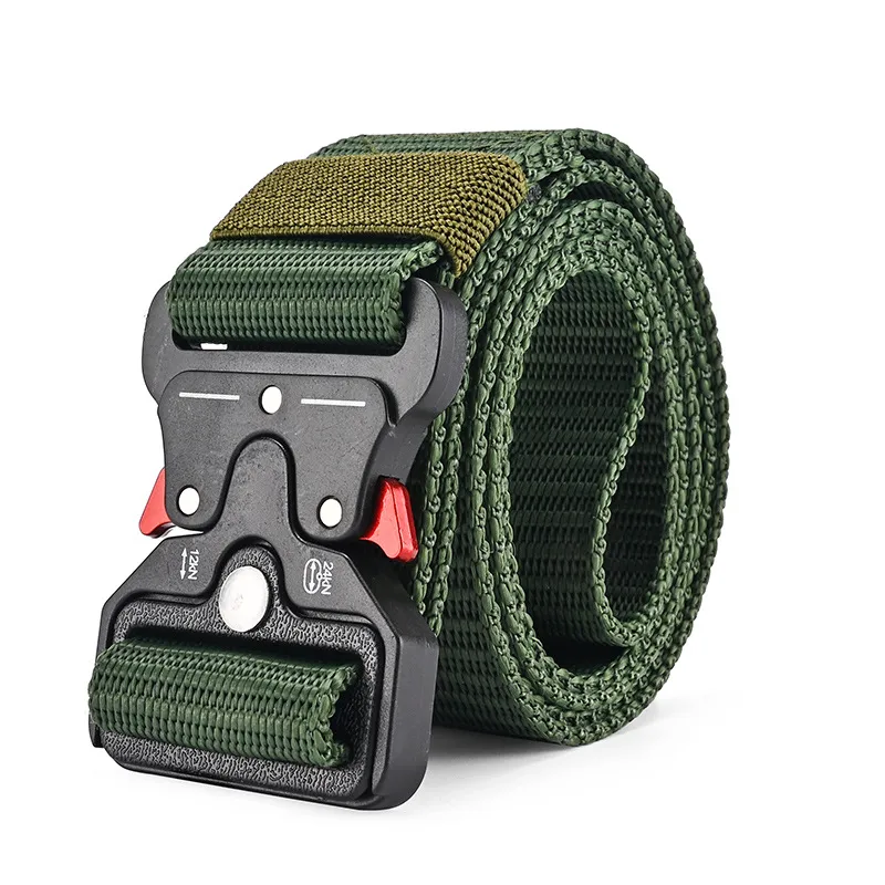 Basic Classic Style Solid Color Alloy Plastic Canvas Unisex Woven Belts display picture 10