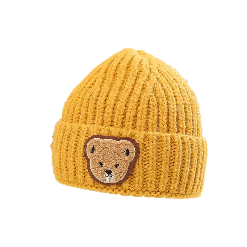 Children Unisex Casual Solid Color Bear Wool Cap display picture 14