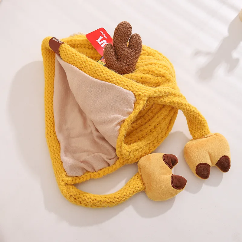 Children Unisex Casual Cute Deer Wool Cap display picture 16