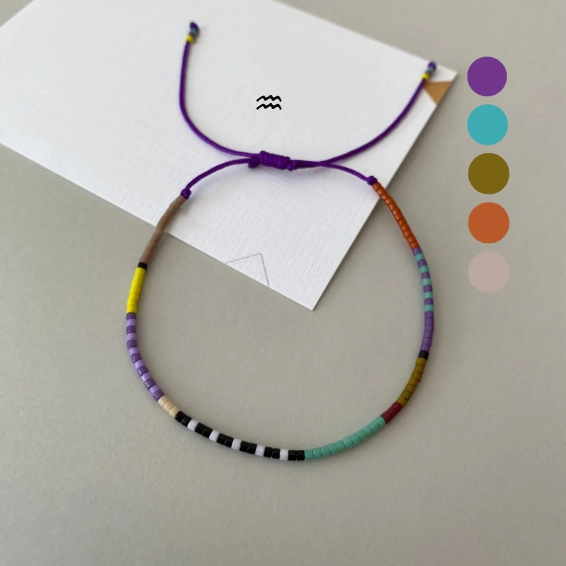 Simple Style Round Seed Bead Beaded Women's Bracelets display picture 3
