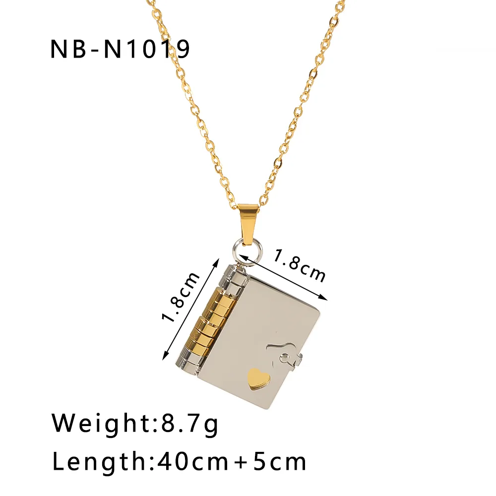 304 Stainless Steel 18K Gold Plated IG Style Simple Style Artistic Plating Hollow Out Inlay Envelope Heart Shape Rhinestones Pendant Necklace display picture 7