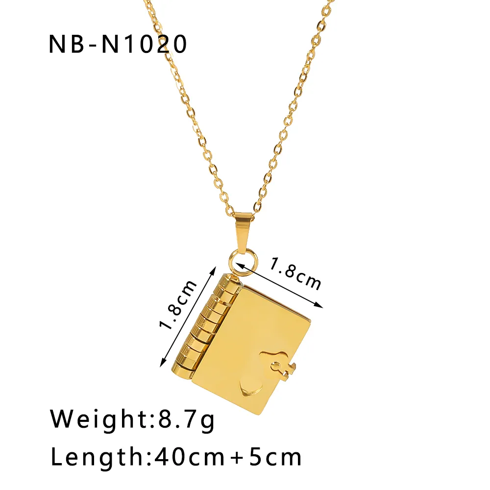 304 Stainless Steel 18K Gold Plated IG Style Simple Style Artistic Plating Hollow Out Inlay Envelope Heart Shape Rhinestones Pendant Necklace display picture 10