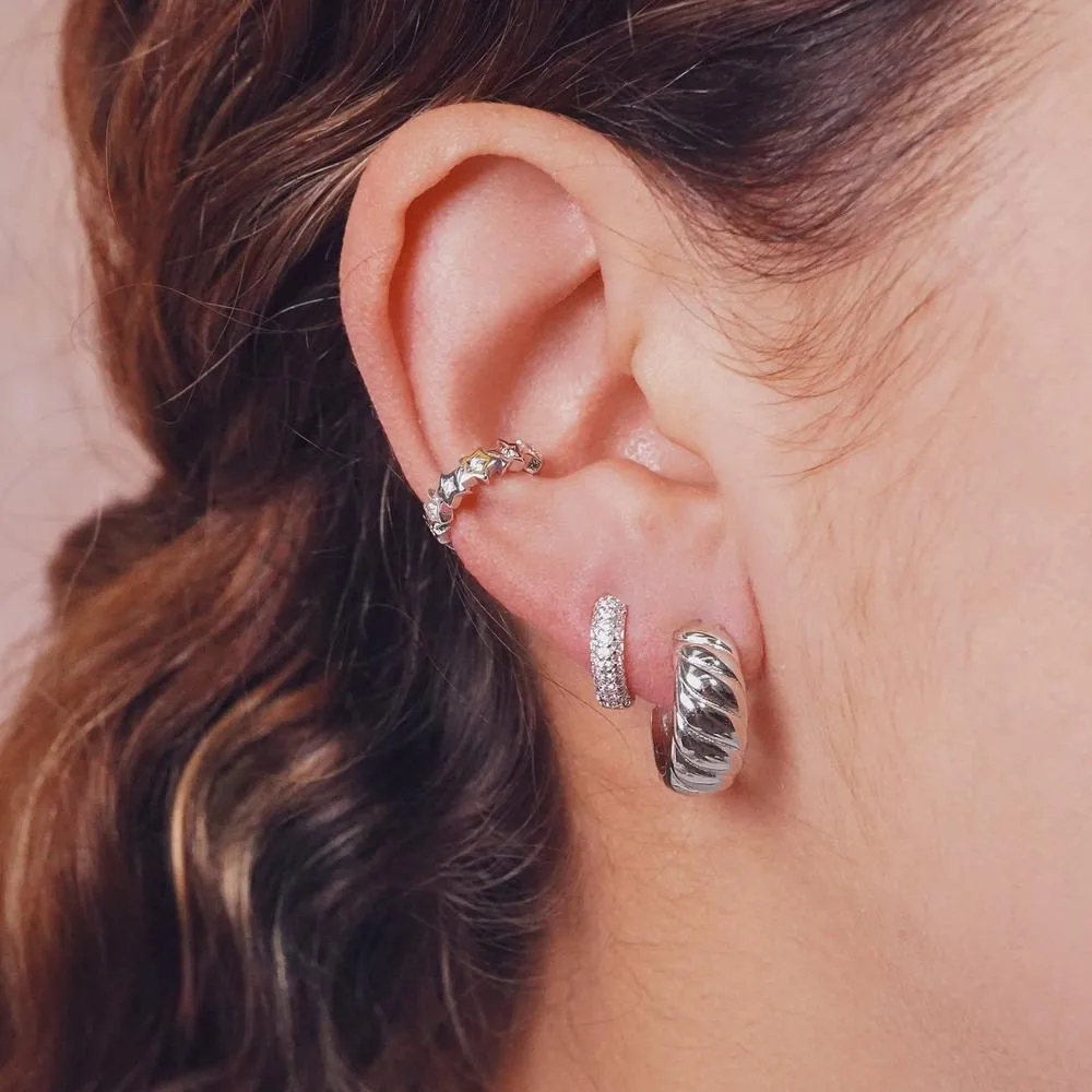 1 Pair Simple Style Solid Color Plating Inlay Copper Zircon Gold Plated Drop Earrings Ear Studs display picture 5
