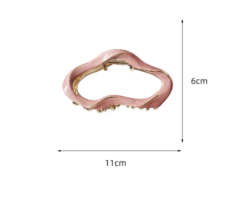 Women's Simple Style Solid Color Metal Hair Claws display picture 12